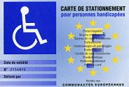 carte européenne de stationnement